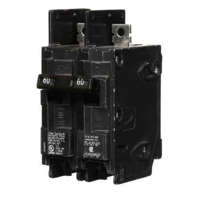 Siemens BQ2B060 Circuit Breaker | 120/240V 60A 2P 10kA@240V Bolt-on BQ Series