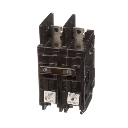 Siemens BQ2B070H Molded Case Circuit Breaker | 120/240V 70A 2P 22kA@240V Bolt-on BQ Series