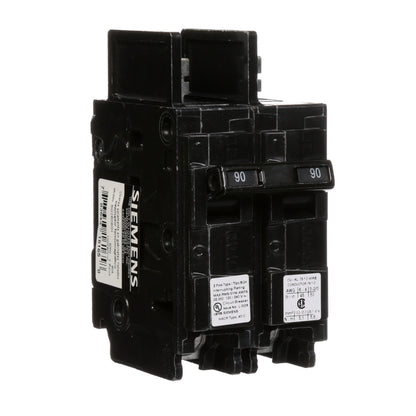 Siemens BQ2B090H Circuit Breaker | 240V 90A 2P 22kA@240V Bolt-On BQ Series