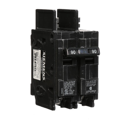 Siemens BQ2B090 Molded Case Circuit Breaker | 120/240V 90A 2P 10kA@240V BQ Series