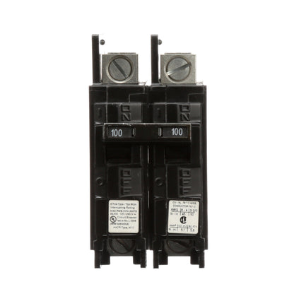 Siemens BQ2B100HL Circuit Breaker | 240V 100A 2P 22kA@240V Feed-Thru BQ Series