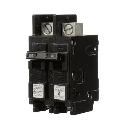 Siemens BQ2B100HL Circuit Breaker | 240V 100A 2P 22kA@240V Feed-Thru BQ Series
