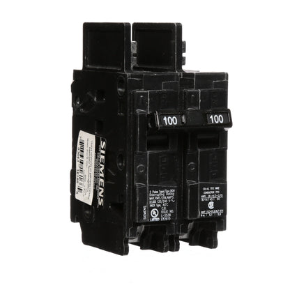 Siemens BQ2B100H Molded Case Circuit Breaker | 120/240V 100A 2P 22kA@240V Bolt-on BQ Series