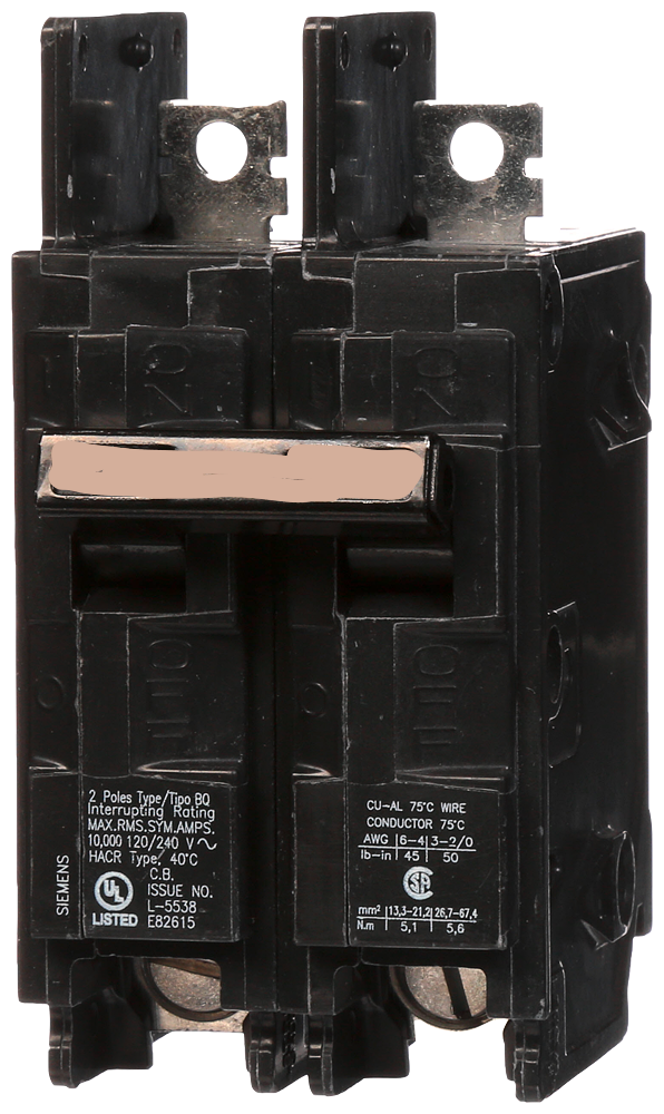 BQ2B035 - SIemens Bolt-On 35 Amp 2 Pole Circuit Breaker - Essential Electric Supply