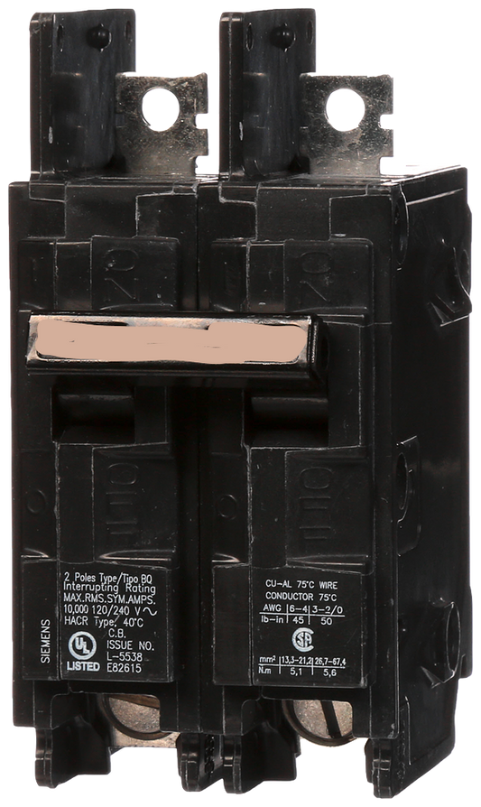 BQ2B035 - SIemens Bolt-On 35 Amp 2 Pole Circuit Breaker - Essential Electric Supply