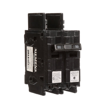 Siemens BQ2H050 Circuit Breaker | 240V 50A 2P 10kA@240V Bolt-On BQ Series