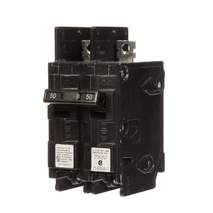 Siemens BQ2H050 Circuit Breaker | 240V 50A 2P 10kA@240V Bolt-On BQ Series