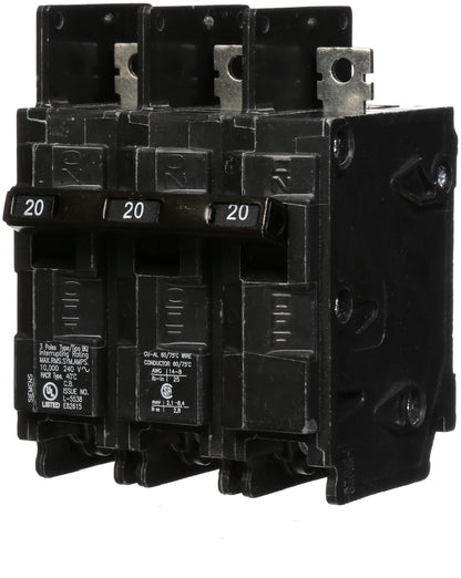 Siemens BQ3B020Y Circuit Breaker | BQ Series BQ 120V 20A