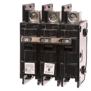 BQ3B025L Siemens Molded Case Circuit Breaker BQ Series 25A 240V - Essential Electric Supply
