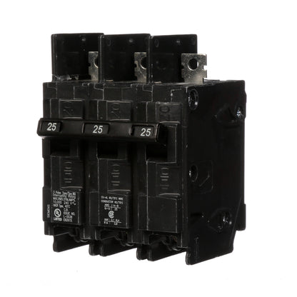 Siemens BQ3B025 Circuit Breaker | 240V 25A 3P 10kA@240V Bolt-on BQ Series