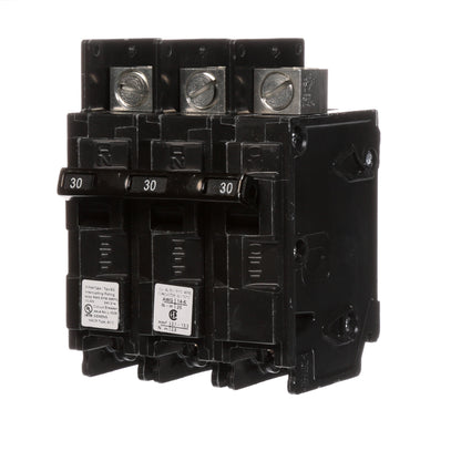 Siemens BQ3B030L Circuit Breaker | 240V 30A 3P 10kA@240V Feed-Thru BQ Series