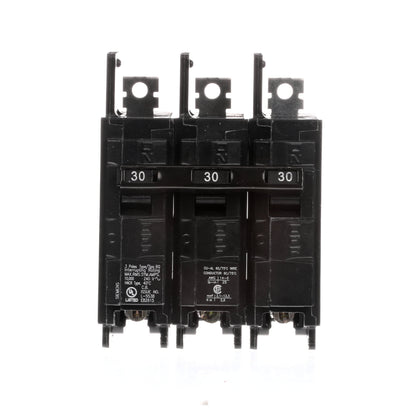 Siemens BQ3B030 Circuit Breaker | 240V 30A 3P 10kA@240V Bolt-on BQ Series