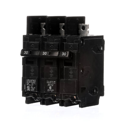 Siemens BQ3B030 Circuit Breaker | 240V 30A 3P 10kA@240V Bolt-on BQ Series