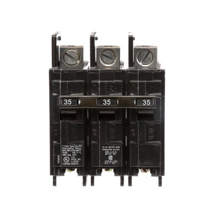 Siemens BQ3B035L Circuit Breaker | 240V 35A 3P 10kA@240V Feed-Thru BQ Series