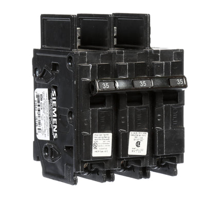 Siemens BQ3B035 Circuit Breaker | 240V 35A 3P 10kA@240V Bolt-On BQ Series