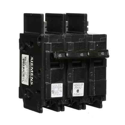 Siemens BQ3B045 Circuit Breaker | 240V 45A 3P 10kA@240V Bolt-on BQ Series
