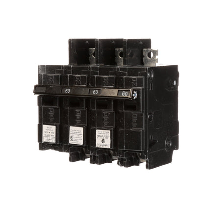 Siemens BQ3B06000S01 Molded Case Circuit Breaker | 240V 60A 3P 10kA@240V Bolt-on BQ Series