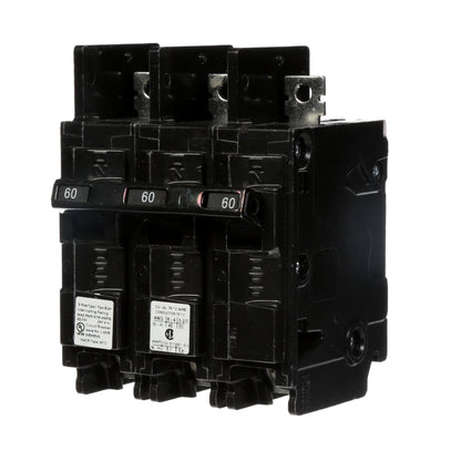 Siemens BQ3B060H Molded Case Circuit Breaker | 240V 60A 3P 22kA@240V Bolt-on BQ Series