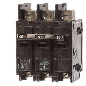 BQ3B080L Siemens Molded Case Circuit Breaker BQ Series 80A 240V - Essential Electric Supply