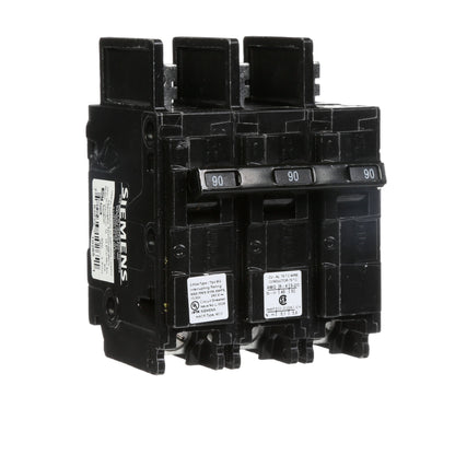 Siemens BQ3B090L Circuit Breaker | 240V 90A 3P 10kA@240V Feed-Thru BQ Series