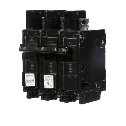 Siemens BQ3B090L Circuit Breaker | 240V 90A 3P 10kA@240V Feed-Thru BQ Series