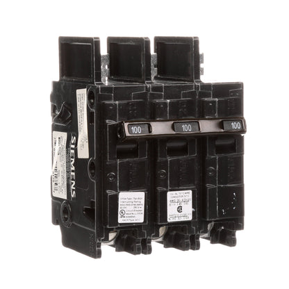 Siemens BQ3B100H Circuit Breaker | 240V 100A 3P 22kA@240V Bolt-on BQ Series