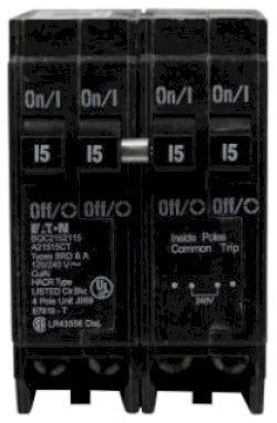 BQC215215 - Cutler Hammer Plug-In 15 Amp 2 Pole Circuit Breaker - Essential Electric Supply