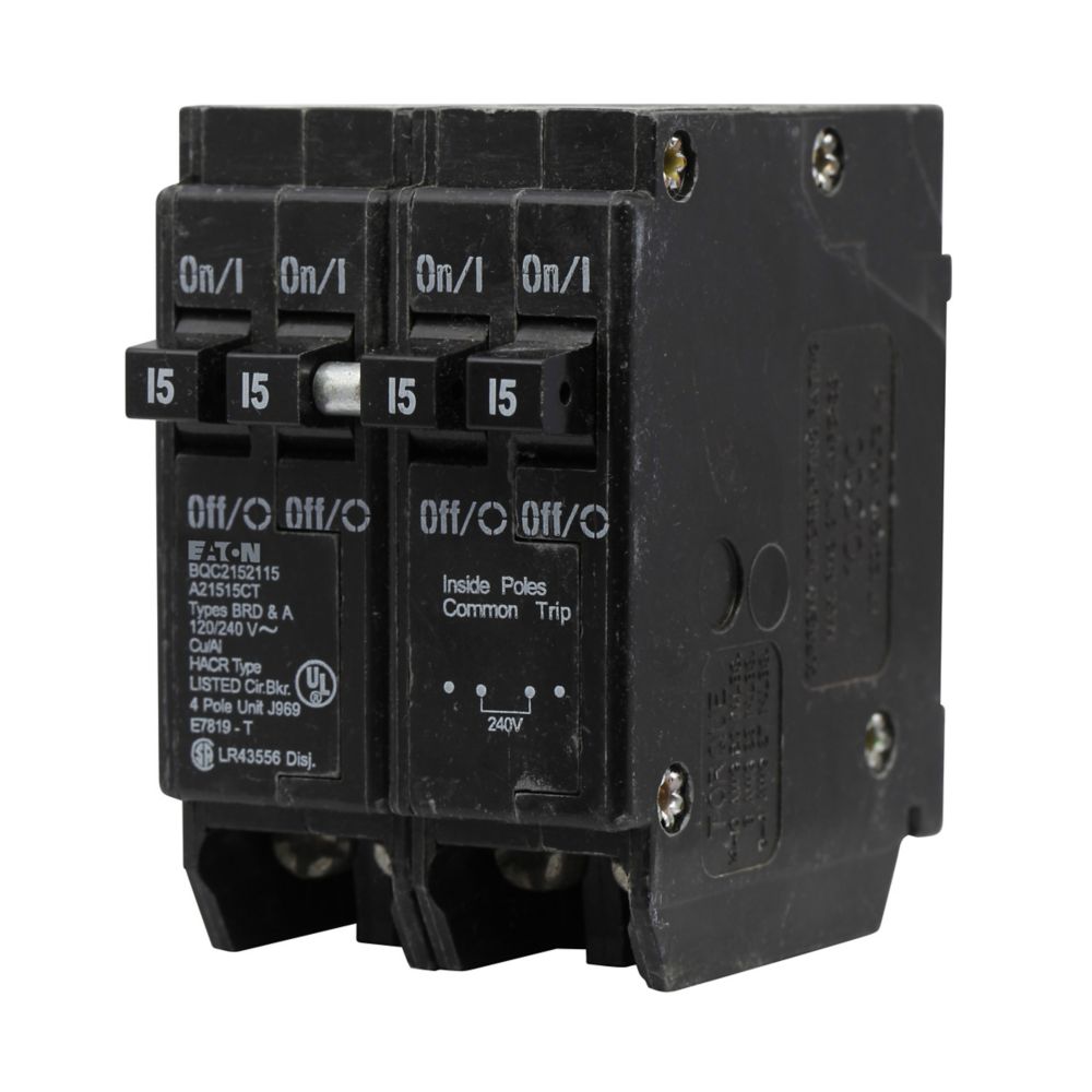 Cutler Hammer BQC220220 Circuit Breaker | 240V 20A 2P 10kA@240V Plug-In BQ Series