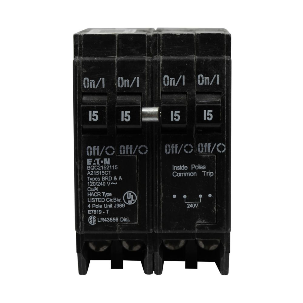 Cutler Hammer BQC230215 Circuit Breaker | BQ Series BQC 240V 15A