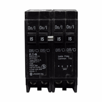 BQC230215 - Cutler Hammer Plug-In 15 Amp 2 Pole Circuit Breaker - Essential Electric Supply