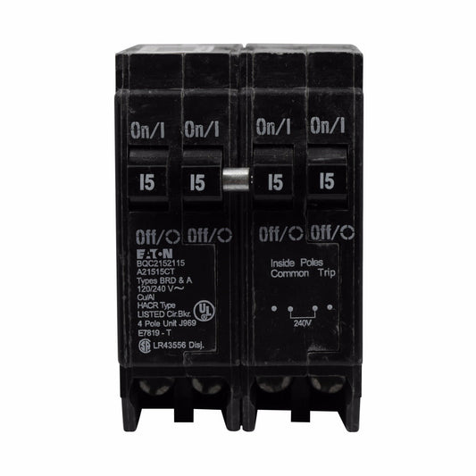 BQC230215 - Cutler Hammer Plug-In 15 Amp 2 Pole Circuit Breaker - Essential Electric Supply