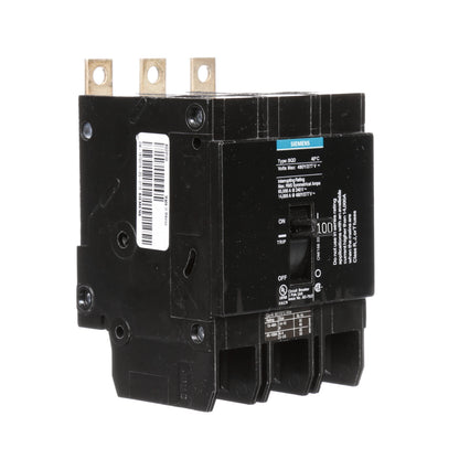Siemens BQD3100 Molded Case Circuit Breaker | 480V 100A 3P 14kA@480V Bolt-on BQD Series