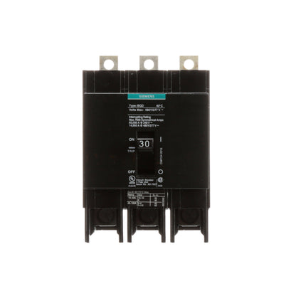 Siemens BQD330 Circuit Breaker | 480V 30A 3P 14kA@480V Bolt-on BQD Series