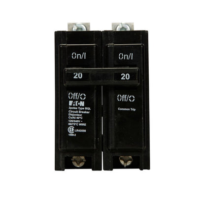 Eaton BQL220 Circuit Breaker | 240V 20A 2P 10kA@240V BQL Series