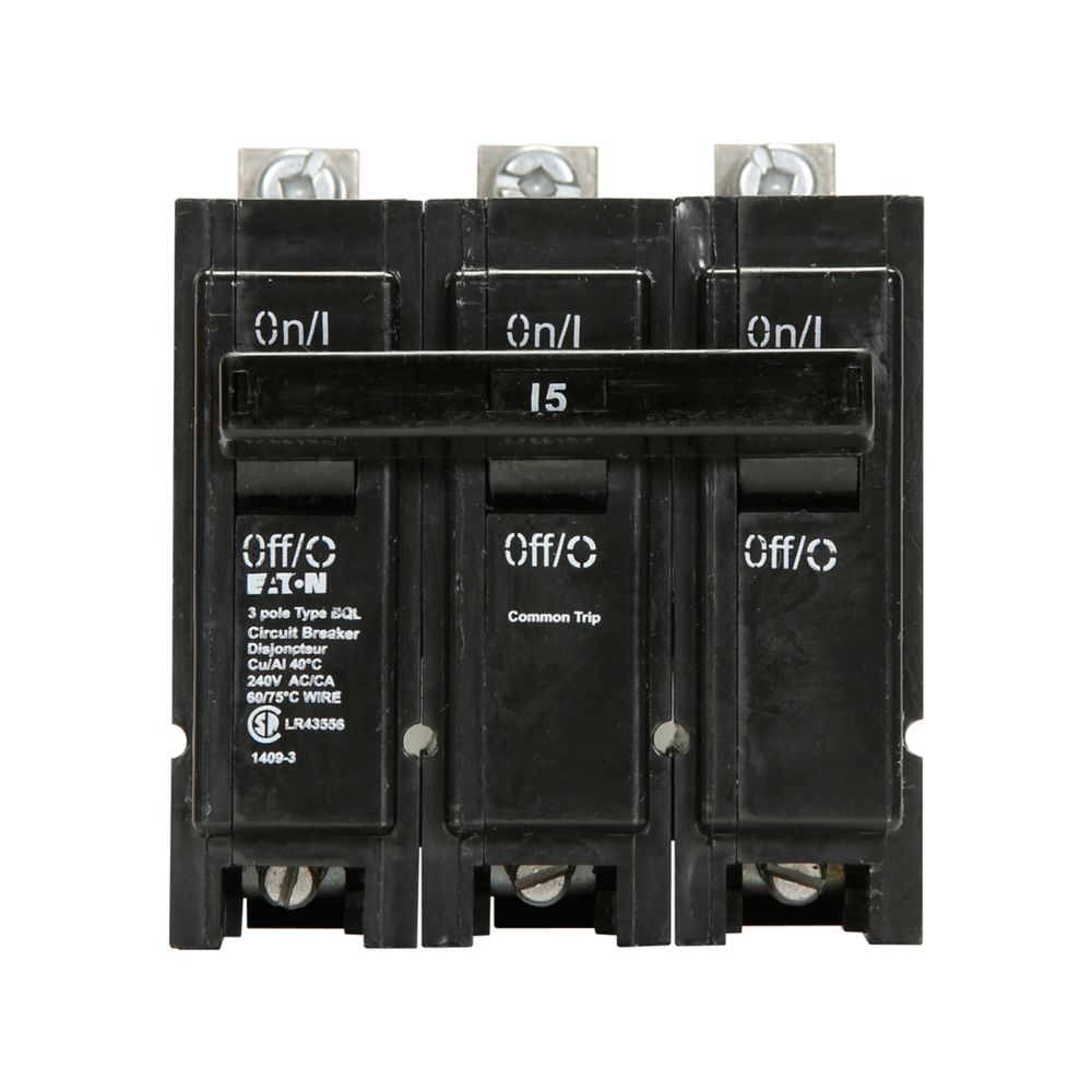 Eaton BQL360 Circuit Breaker | 240V 60A 3P 10kA@240V Bolt-On BQL Series