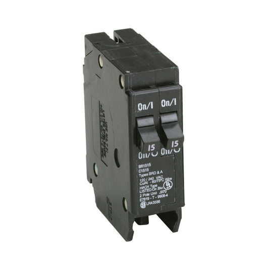 Cutler Hammer BR1515 Circuit Breaker | 120V 15A 1P 10kA@120V BR Series