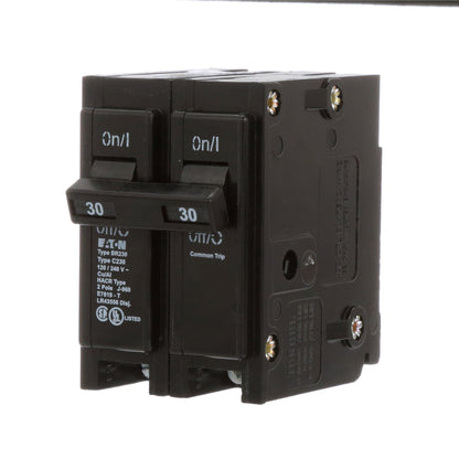 Eaton BR230 Circuit Breaker | 240V 30A 2P 10kA@240V Plug-In BR Series