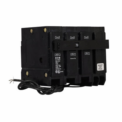 Cutler Hammer BR370ST Circuit Breaker | 240V 70A 3P 10kA@240V Plug-In BR Series