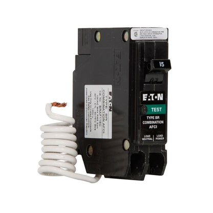Westinghouse BRAF115C Circuit Breaker | 5V 15A 1P 10kA@120V Plug-In BR Series