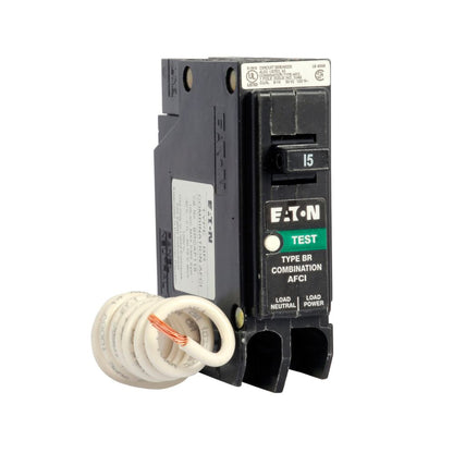 Cutler Hammer BRCAF115CS Circuit Breaker | 120V 15A 1P 10kA@120V Plug-In BR Series