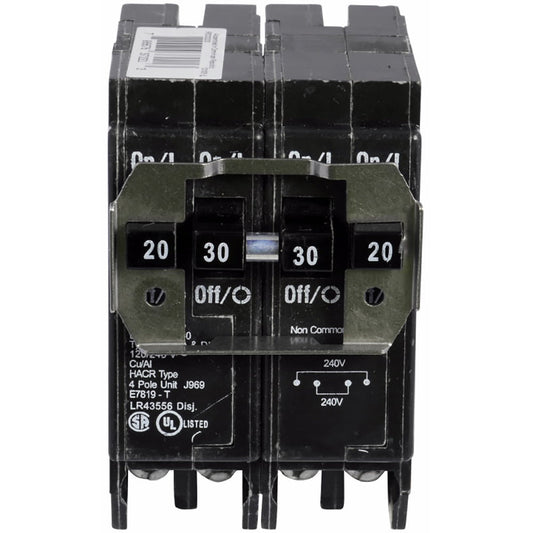 Cutler Hammer BRDC230230 Circuit Breaker | 240V 30A 2P 10kA@240V Plug-In BRD Series