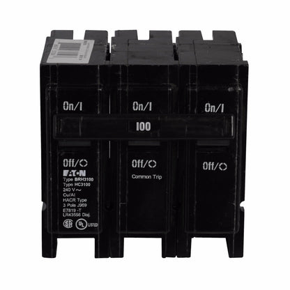 BRH3100 - Cutler Hammer Plug-In 100 Amp 3 Pole Circuit Breaker - Essential Electric Supply