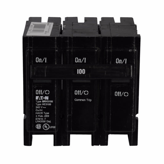 BRH3100 - Cutler Hammer Plug-In 100 Amp 3 Pole Circuit Breaker - Essential Electric Supply