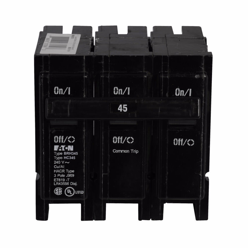 BRH345 Cutler Hammer Molded Case Circuit Breaker BR Series 45A 240V - Essential Electric Supply