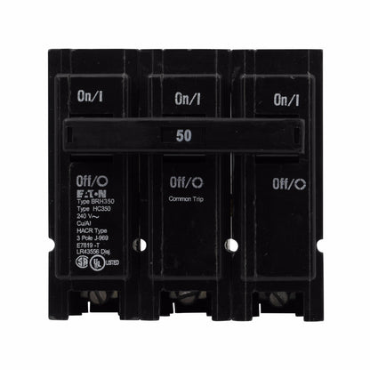 BRH350 - Cutler Hammer Plug-In 50 Amp 3 Pole Circuit Breaker - Essential Electric Supply