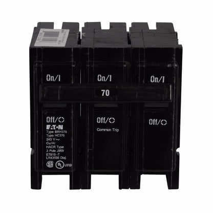 BRH370 - Cutler Hammer Plug-In 70 Amp 3 Pole Circuit Breaker - Essential Electric Supply