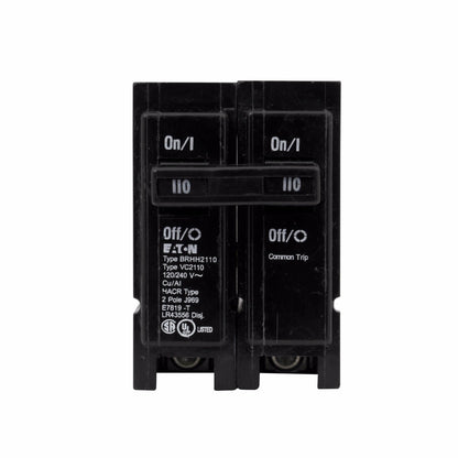 Cutler Hammer BRHH2110 Circuit Breaker | 240V 110A 2P 42kA@240V Plug-In BR Series