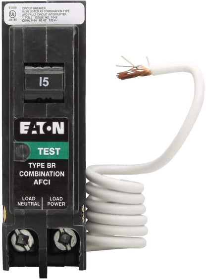 Eaton BRN115A1CS Circuit Breaker | 120V 15A 1P 10kAIC@120V Plug-In BRN