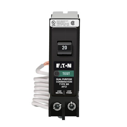 Eaton BRN120AF Circuit Breaker | 120V 20A 1P 10kA@120V Type BR