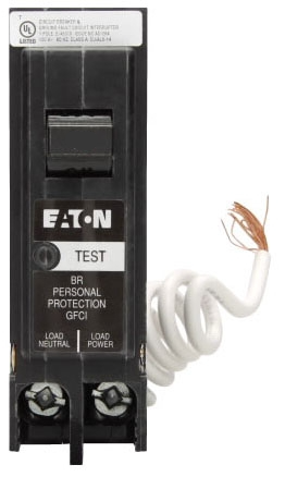 BRN120GF - Eaton Plug-In 20 Amp 1 Pole Circuit Breaker - Essential Electric Supply